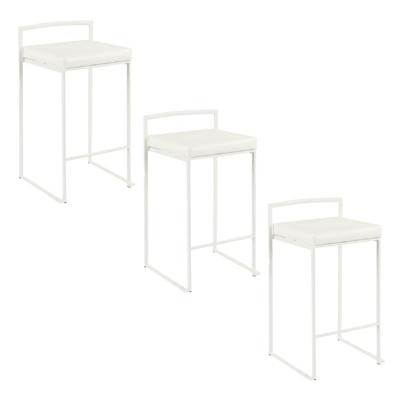 Fuji - Simple Elegance, Contemporary Stackable Counter Stool by HouseOfZazla