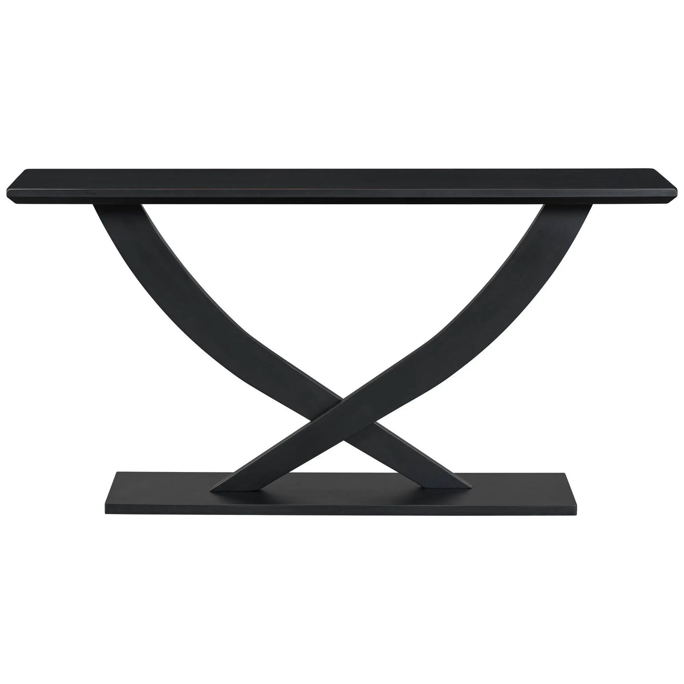 Console Table With Cross Leg Base and Reinforced Support Plate by HouseOfZazla