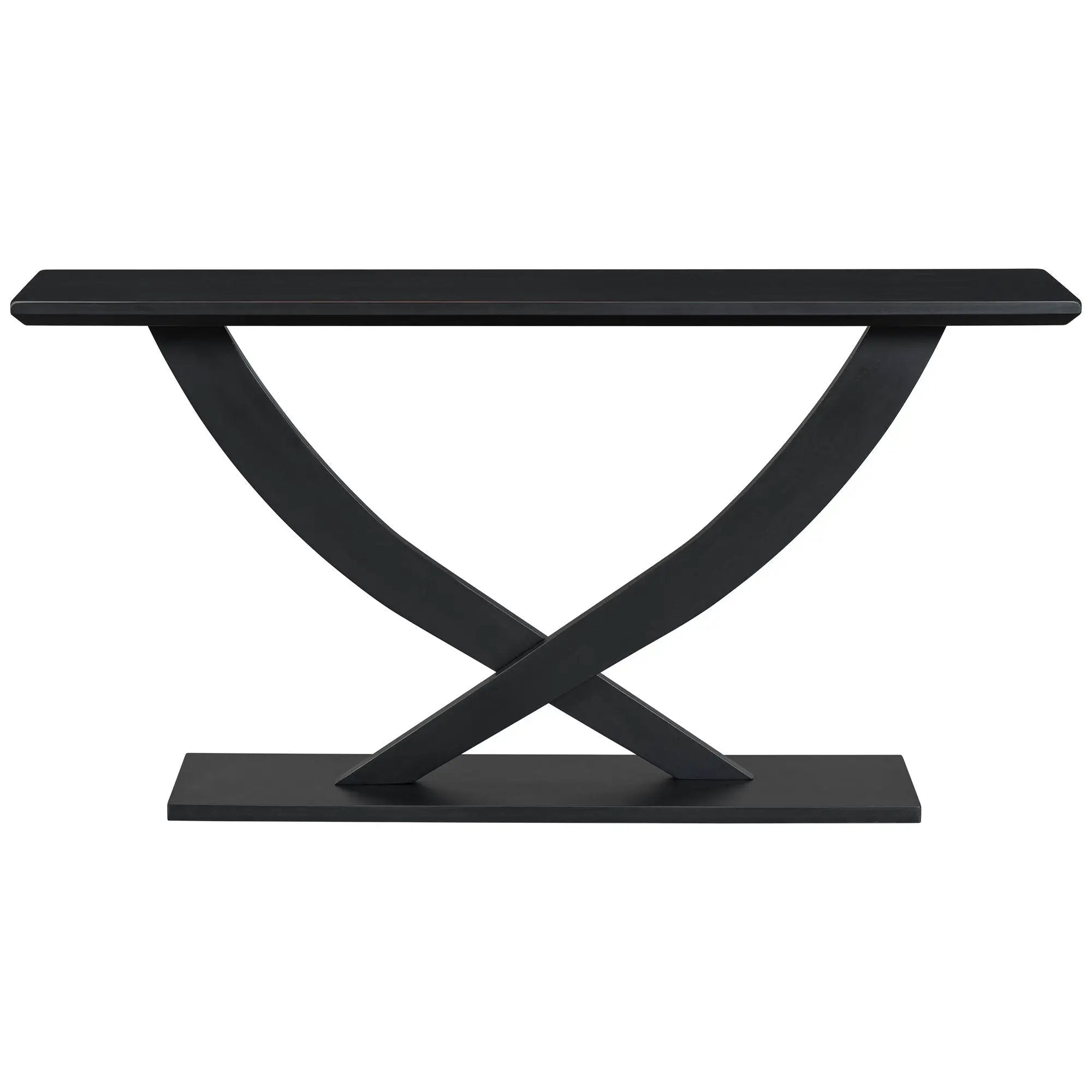 Console Table With Cross Leg Base and Reinforced Support Plate by HouseOfZazla