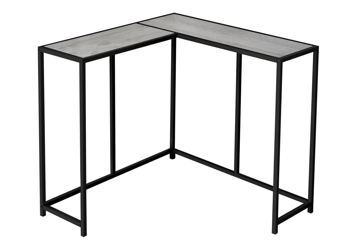 Corner Accent Console Table For Entryway, Unique L-Shaped Design by HouseOfZazla