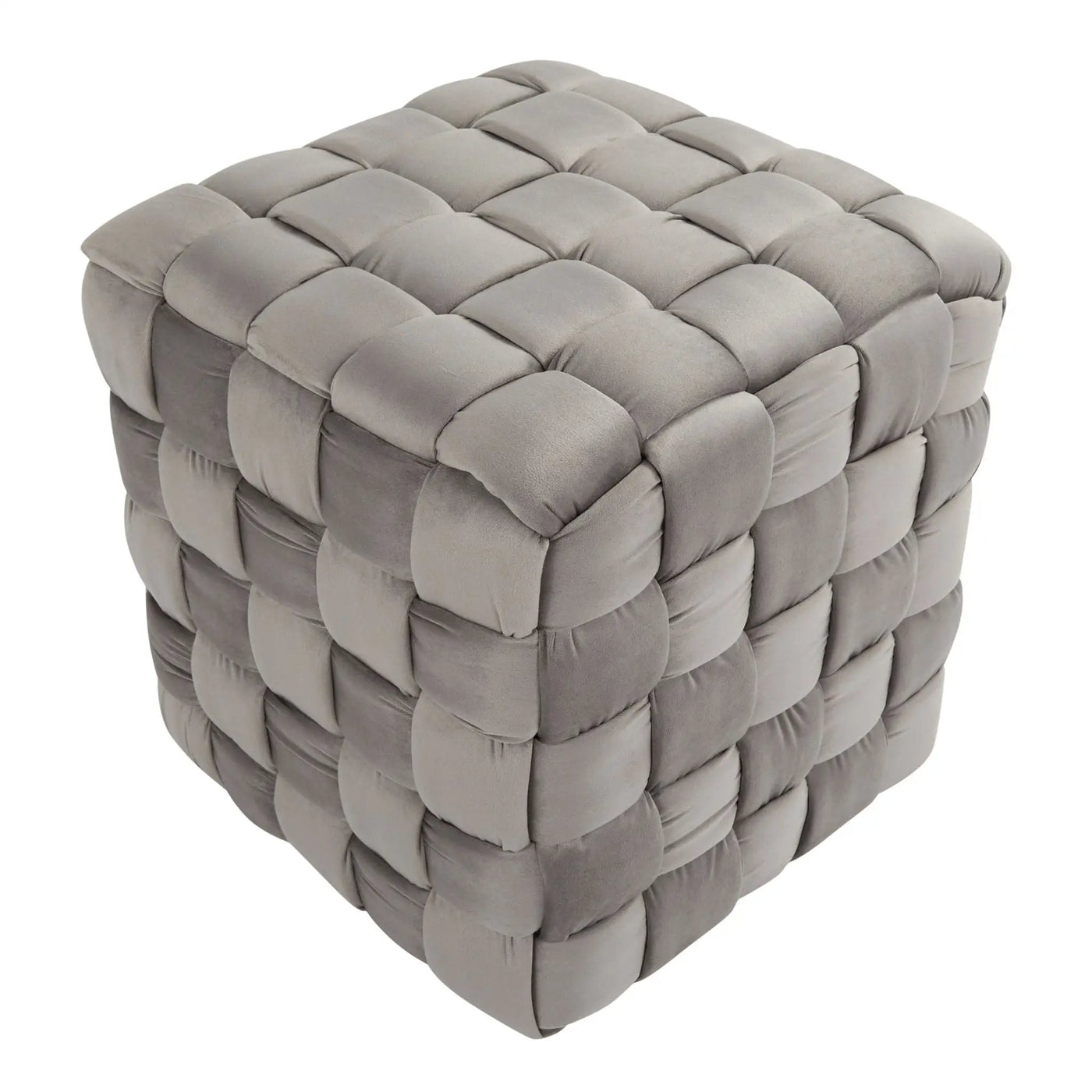 Square Braided Ottoman - by HouseOfZazla