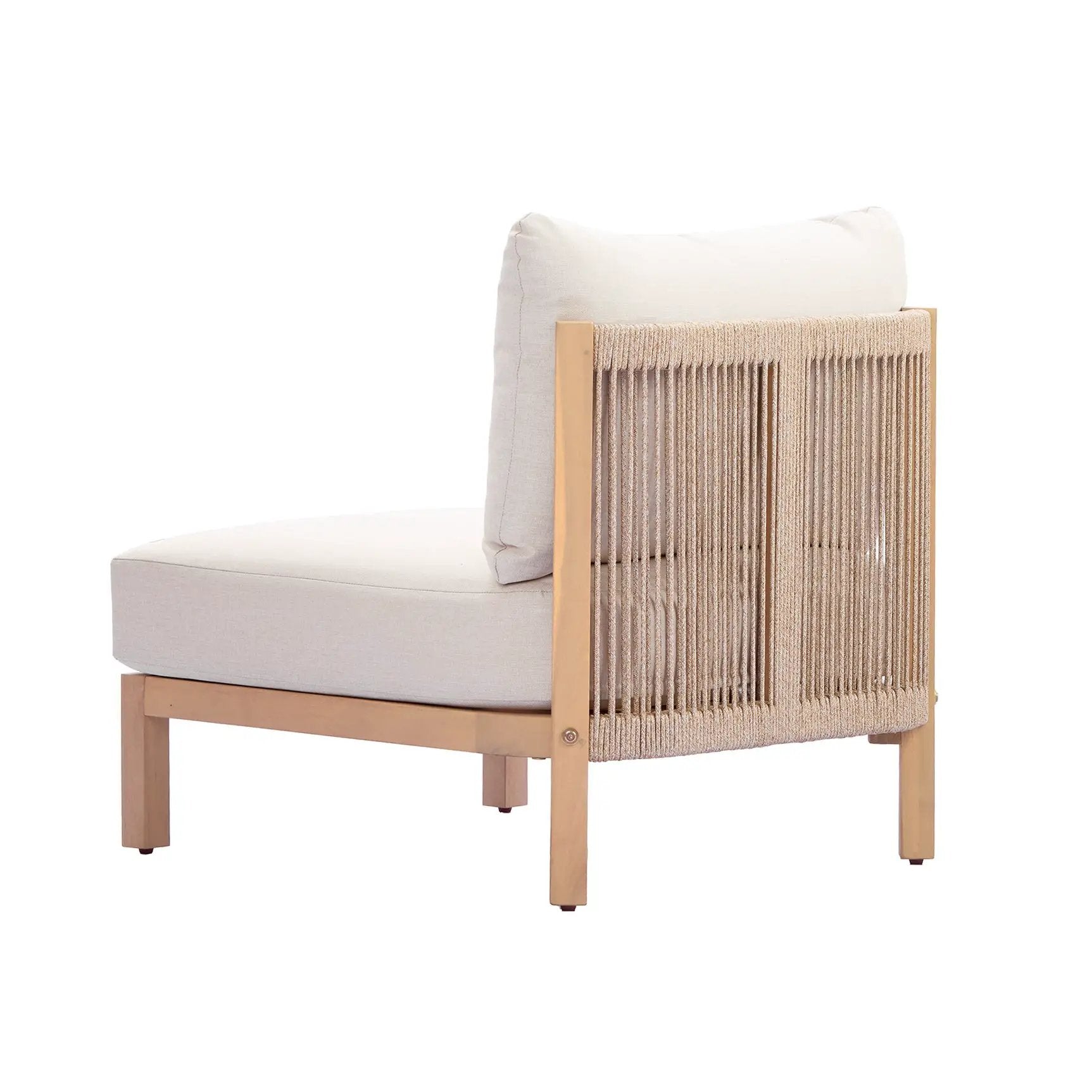 Acacia Wood Patio Furniture Club Chair Set of Two by HouseOfZazla