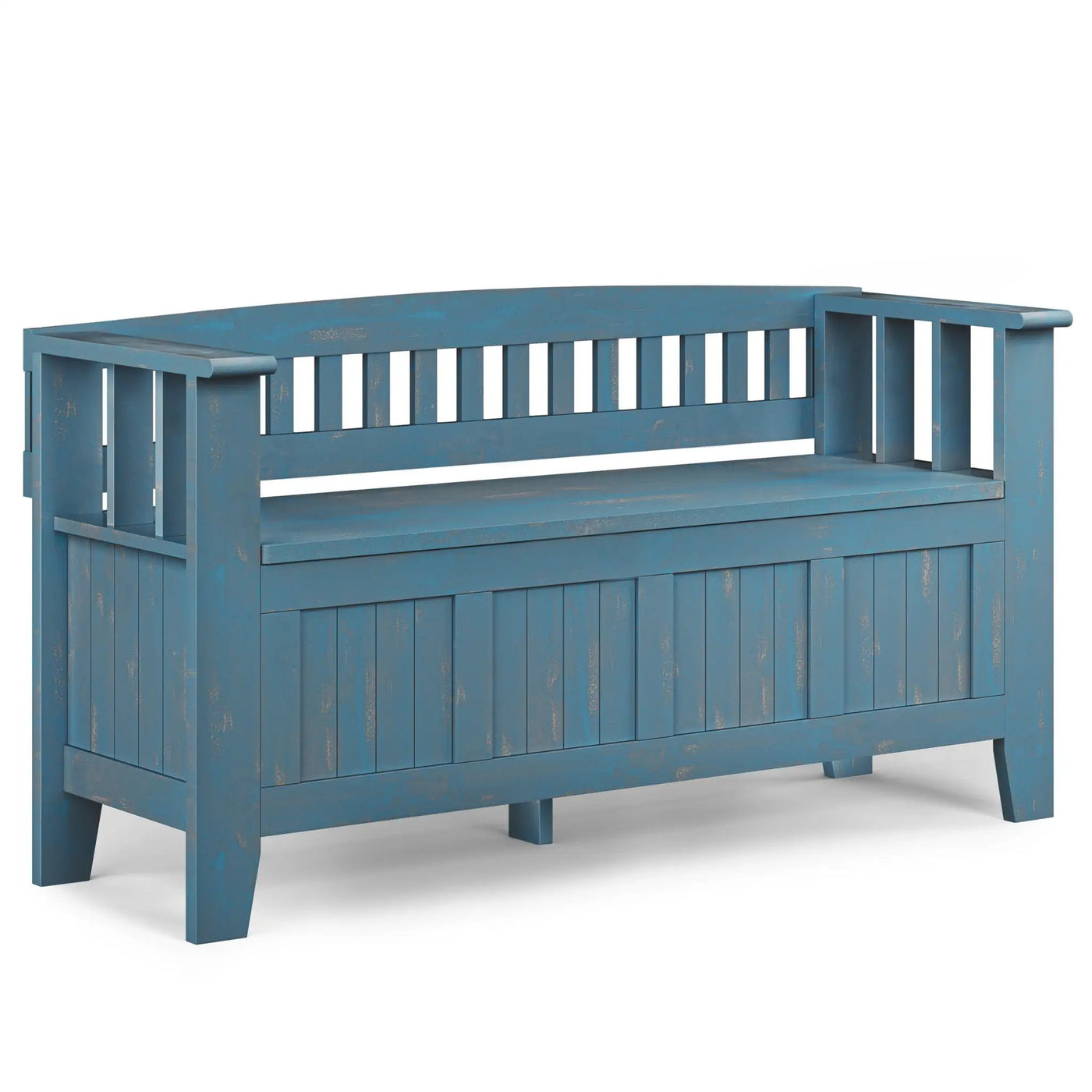 Acadian - Entryway Storage Bench, Handcrafted by HouseOfZazla