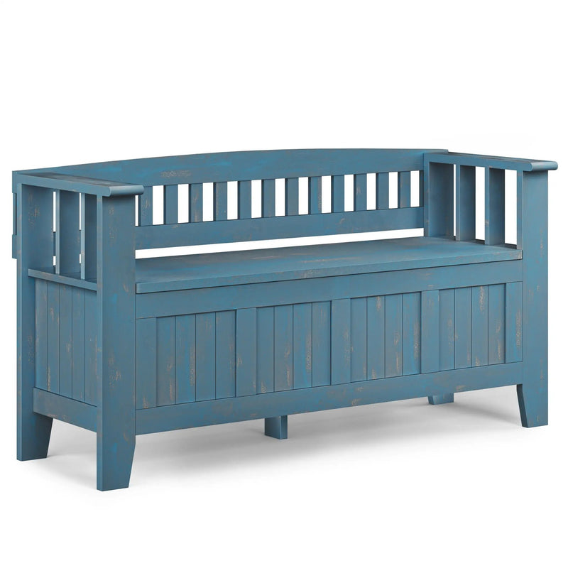 Acadian - Entryway Storage Bench, Handcrafted by Unique Piece Furniture