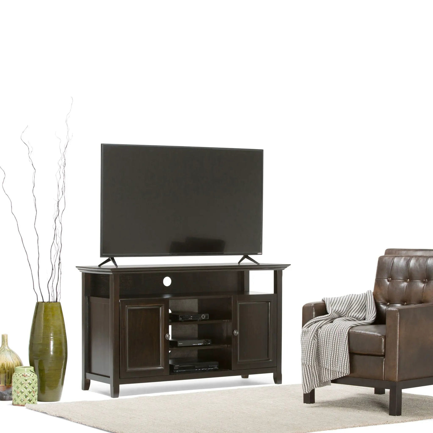 Amherst - TV Media Stand, Handcrafted by HouseOfZazla