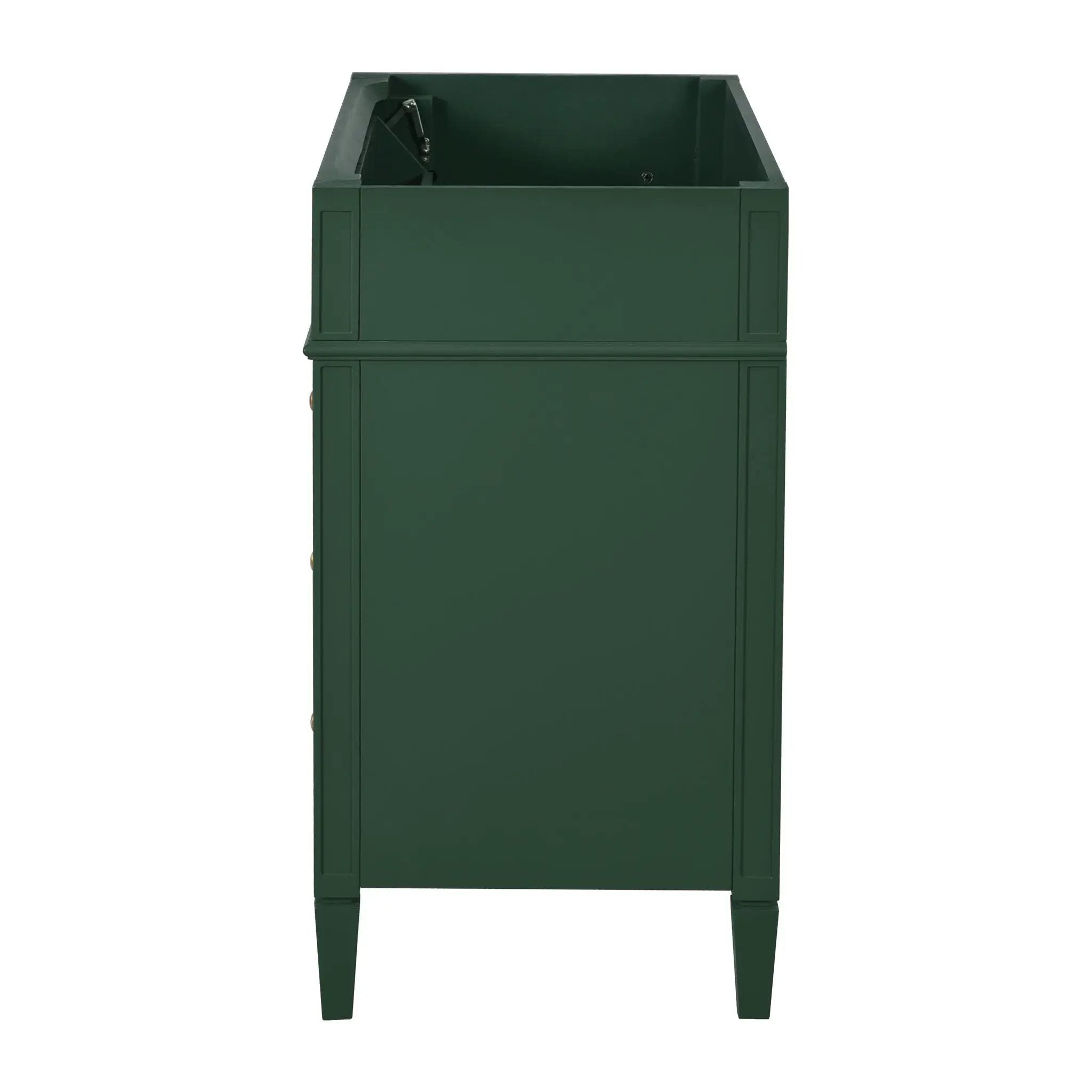 Bathroom Vanity With 2 Drawers And Tip-Out Drawer, Storage Cabinet by HouseOfZazla