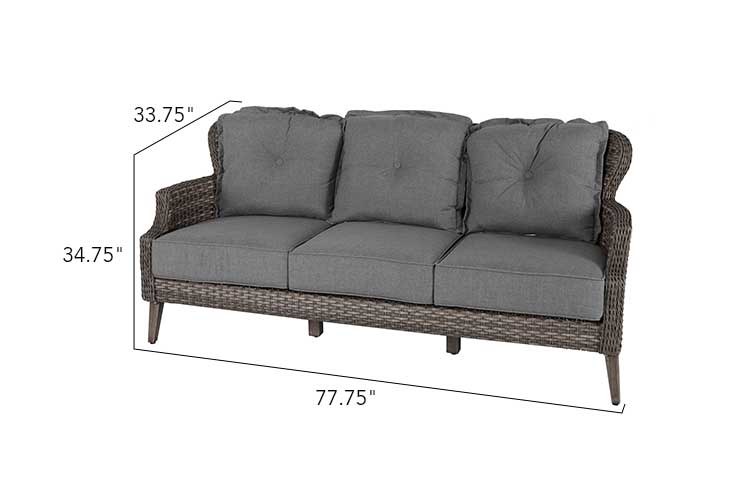 Tenaya 4-Piece Firepit Set with Swivel Rocking Chairs by Outdoor-USA®