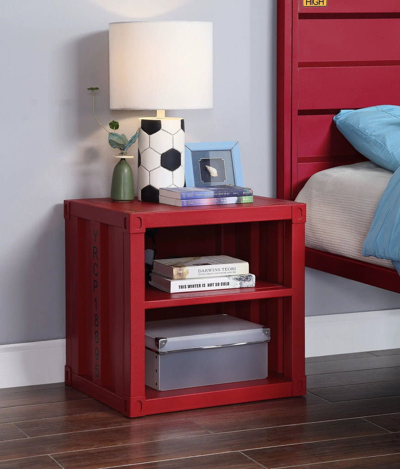 Cargo Nightstand With USB by HouseOfZazla