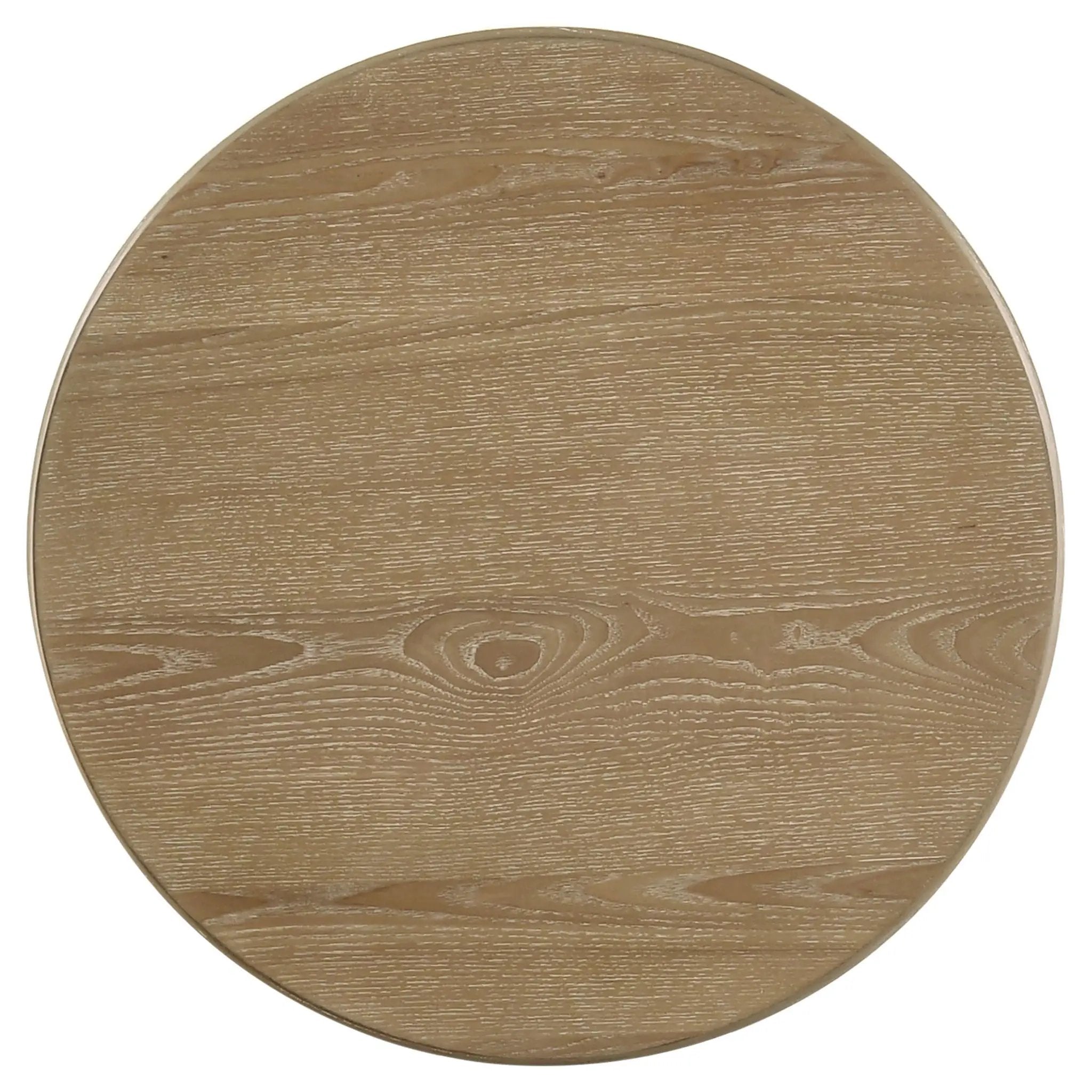 Adina 3-piece Round Coffee Table Set Distressed Light Brown by Unique Piece Furniture