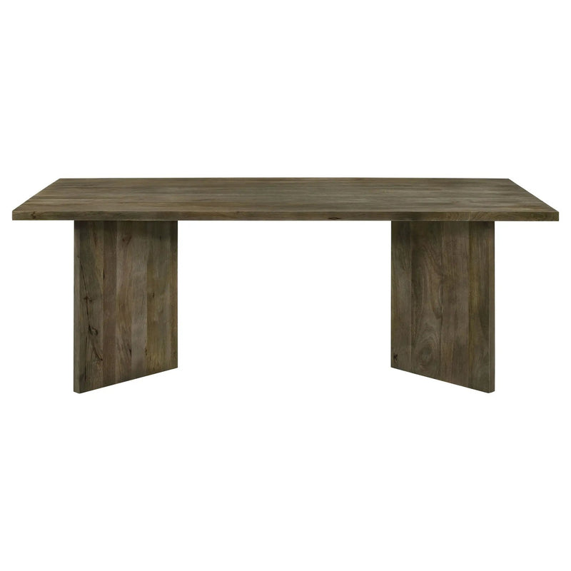 Tyler 80-inch Solid Wood Dining Table Mango Brown by Unique Piece Furniture