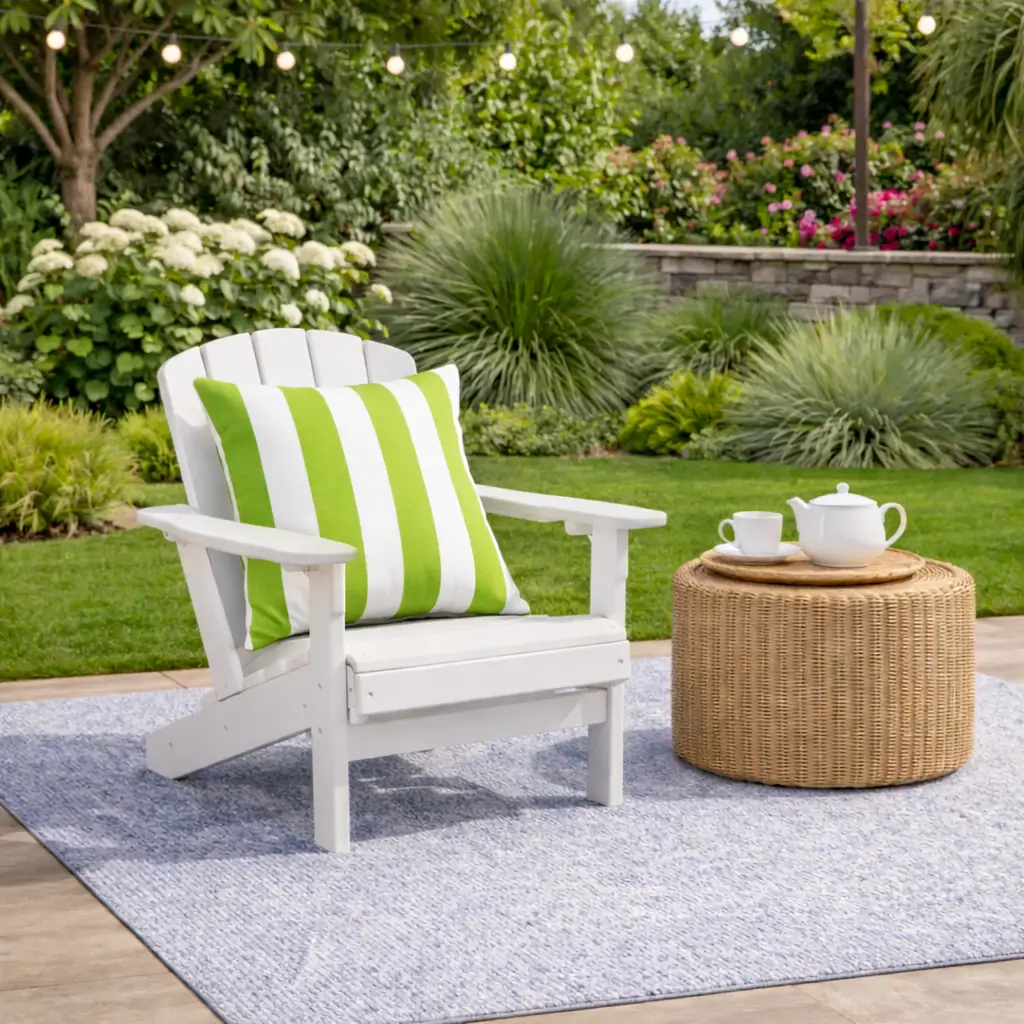 2 Pack Outdoor Throw Pillows, Waterproof & Fade-Resistant Patio Cushions (18x18 Inch) by HouseOfZazla