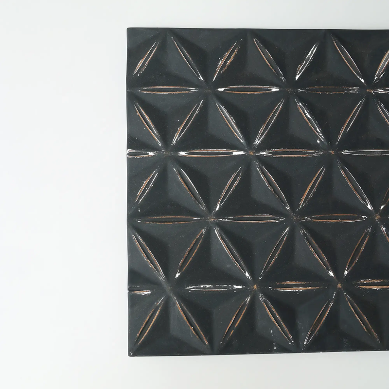 Black Square Modern Wall Art by HouseOfZazla
