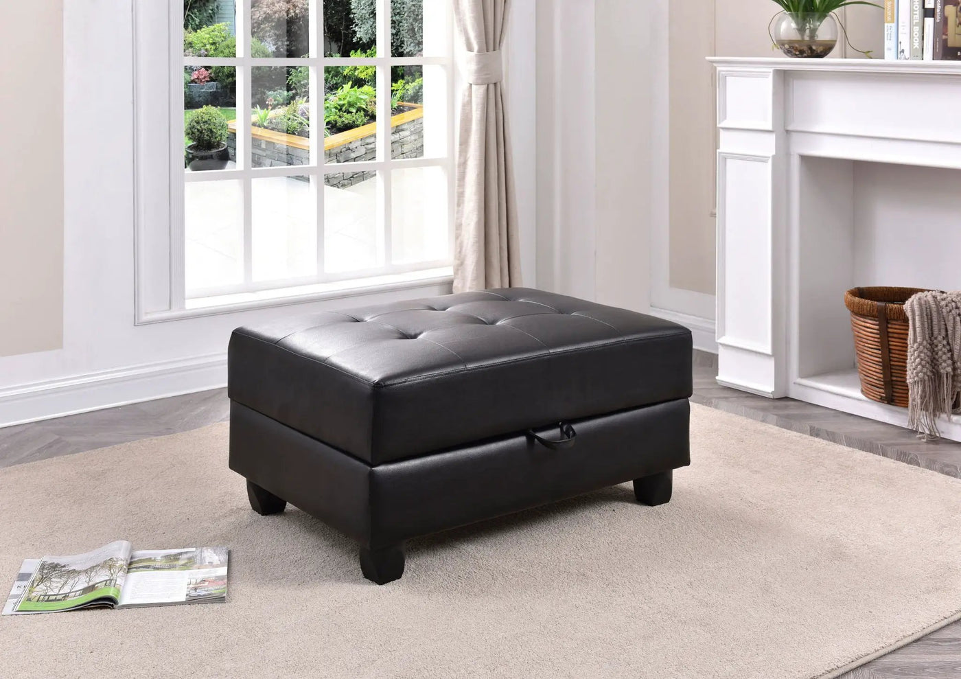 Stylish Storage Contemporary Ottoman by HouseOfZazla