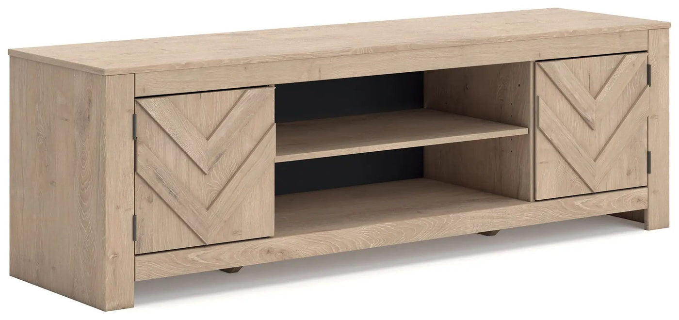 Cayboni - LG TV Stand With Fireplace Option by Unique Piece Furniture