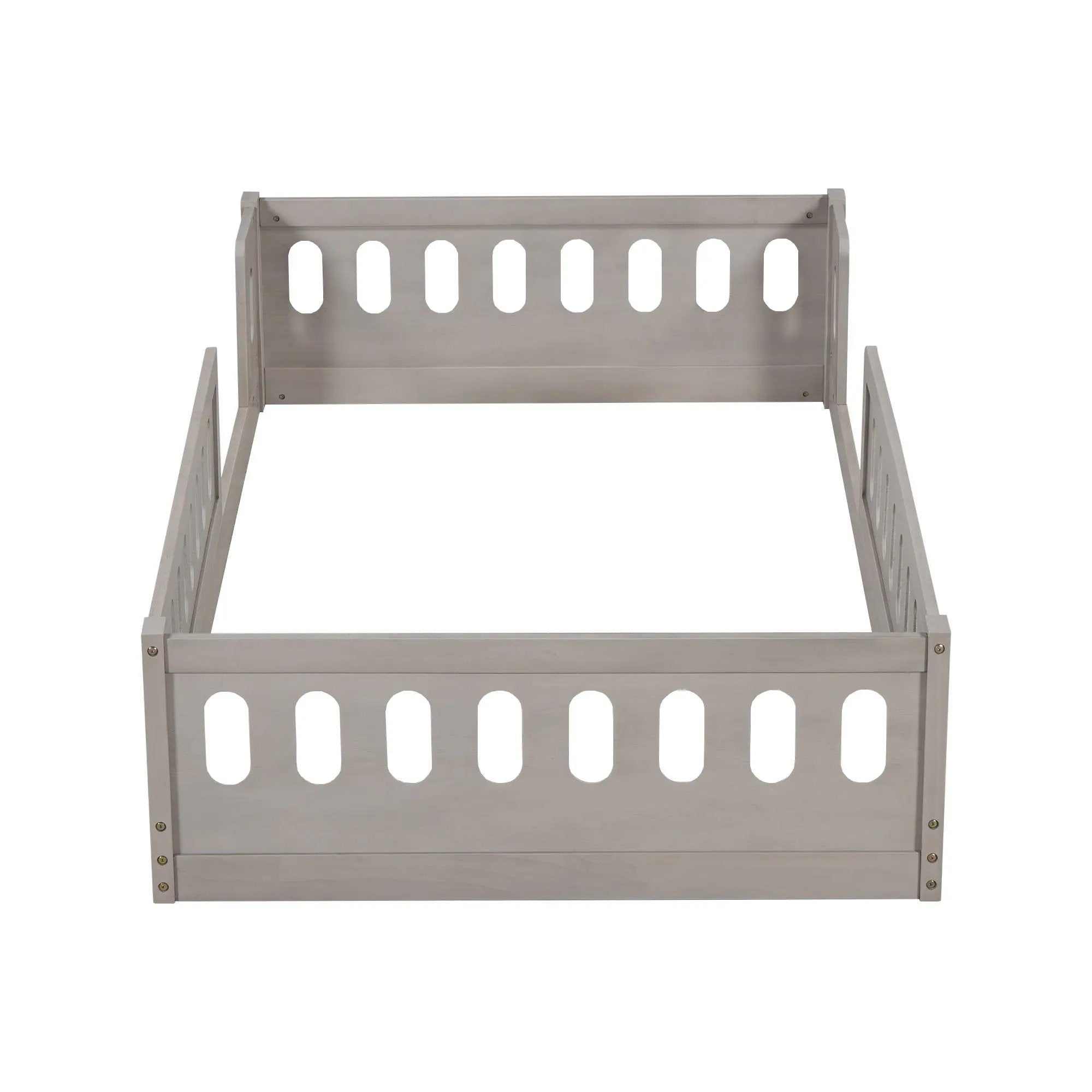 Platform Bed With Guardrail by Unique Piece Furniture