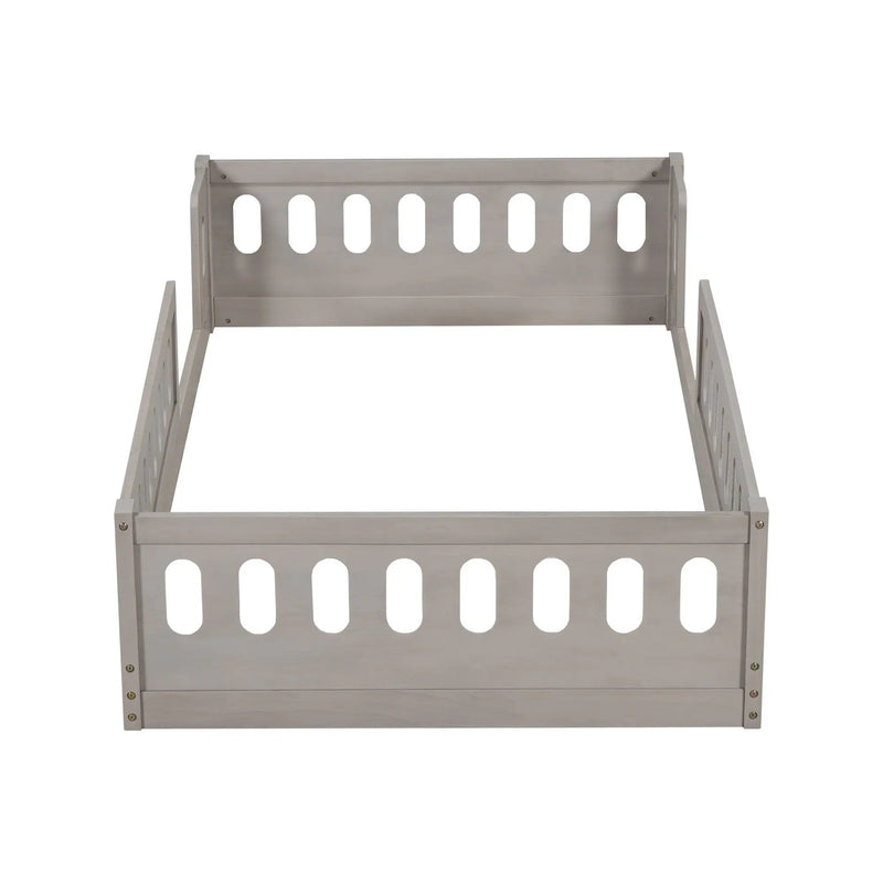 Platform Bed With Guardrail by Unique Piece Furniture