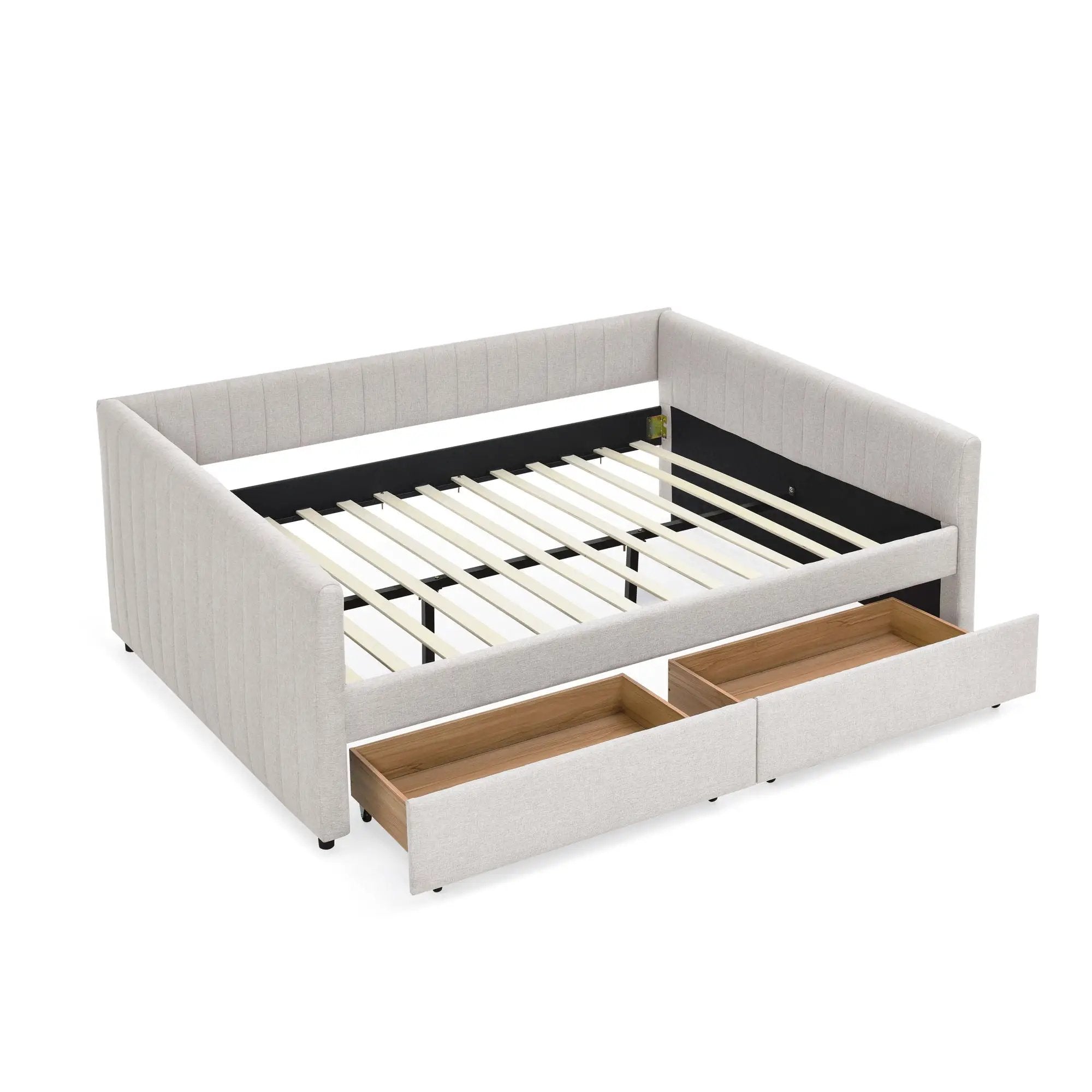 Upholstered Queen Daybed With 2 Drawers by Unique Piece Furniture