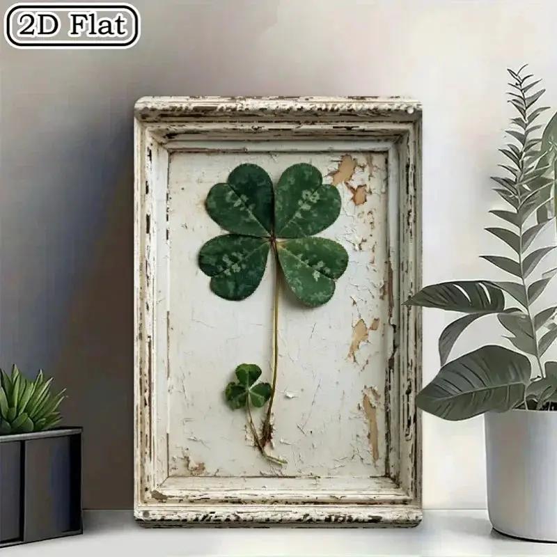 Metal Sign - Vintage Metal Green 8x12 Inch by House Of Avana