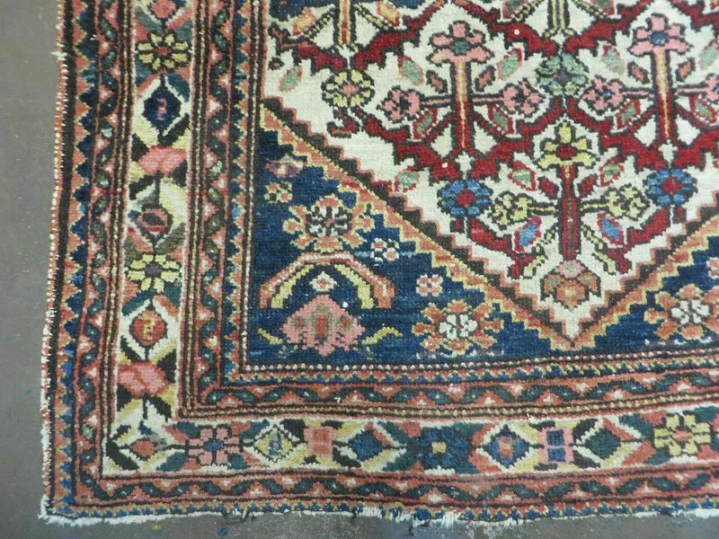 3' 3"X 10' Antique Handmade Caucasian Shirvan Wool Runner Rug Nice by Jewel Rugs