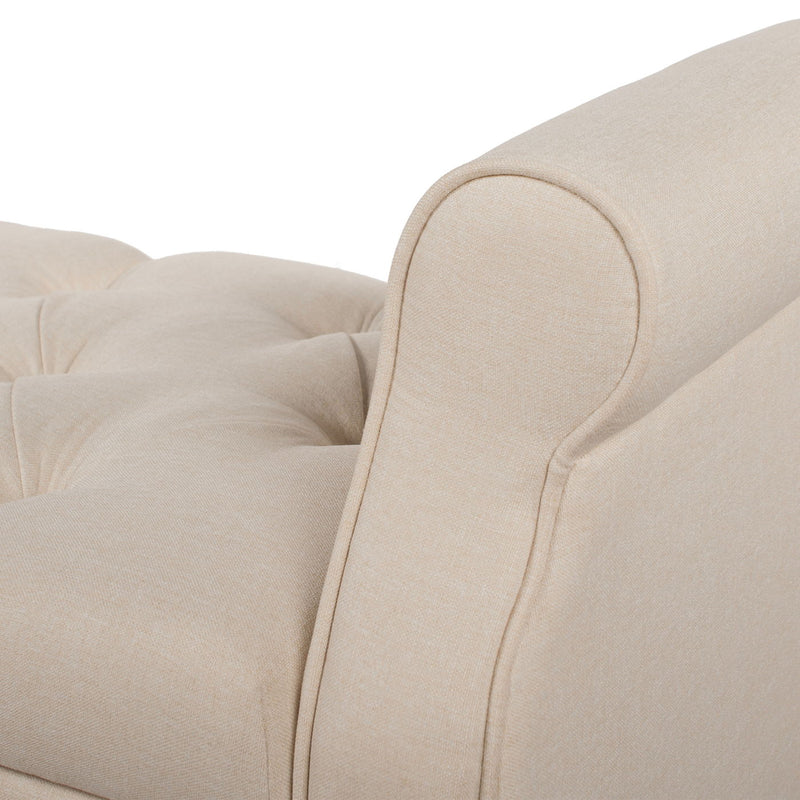 Jacqueline - Tufted Roll Arm Storage Bench by HouseOfZazla