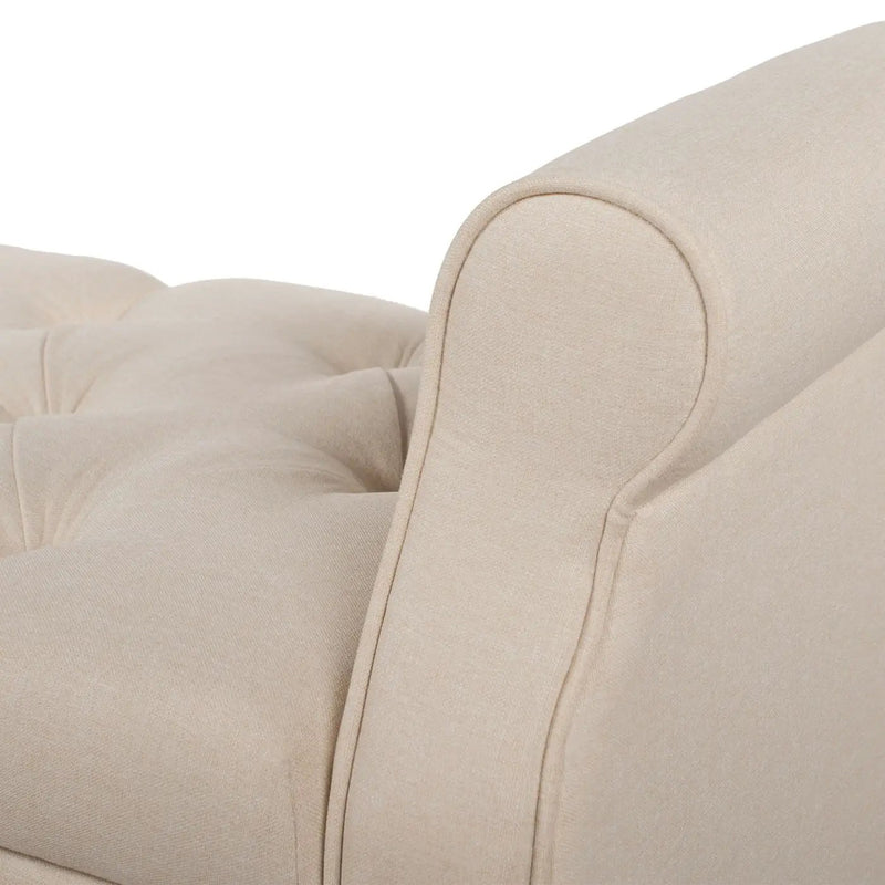Jacqueline - Tufted Roll Arm Storage Bench by Unique Piece Furniture