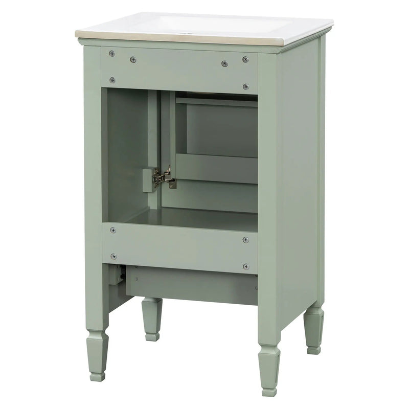 Retro Bathroom Vanity With Sink