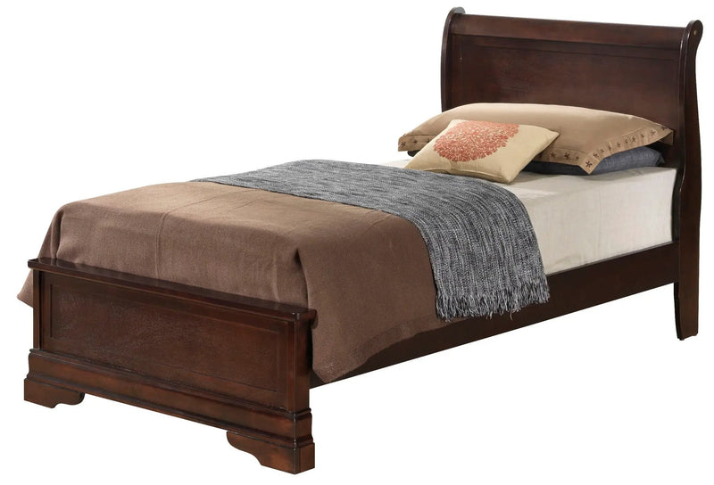 Louis Phillipe - Twin Bed - Cappuccino by Unique Piece Furniture