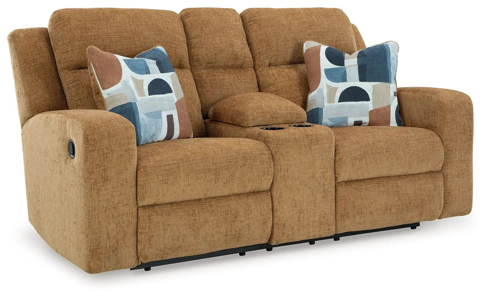 Kanlow - Dbl Reclining Loveseat With Console by Unique Piece Furniture