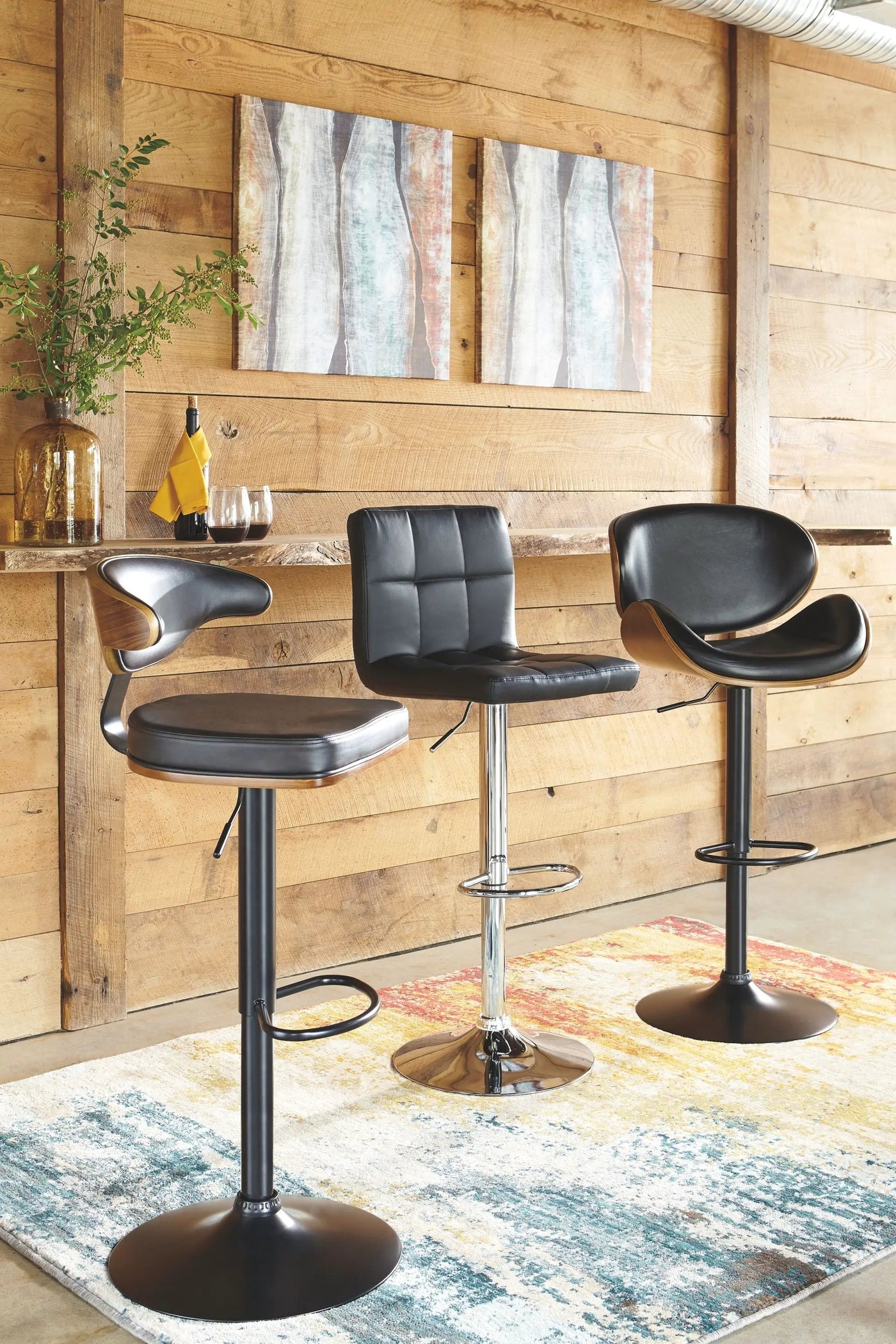 Bellatier - Adjustable Height Barstool (Set of 2) by Unique Piece Furniture