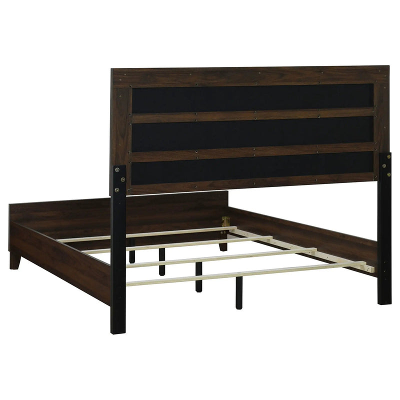 Welsley 5-piece Eastern King Bedroom Set Walnut by Unique Piece Furniture