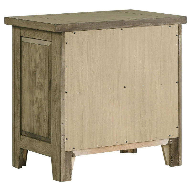 Hazlewood 2-drawer Nightstand Bedside Table Vineyard Oak by Unique Piece Furniture