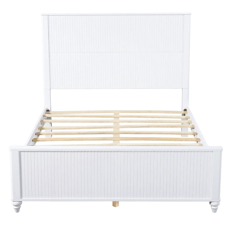 White Queen Size Bed Frame by HouseOfZazla