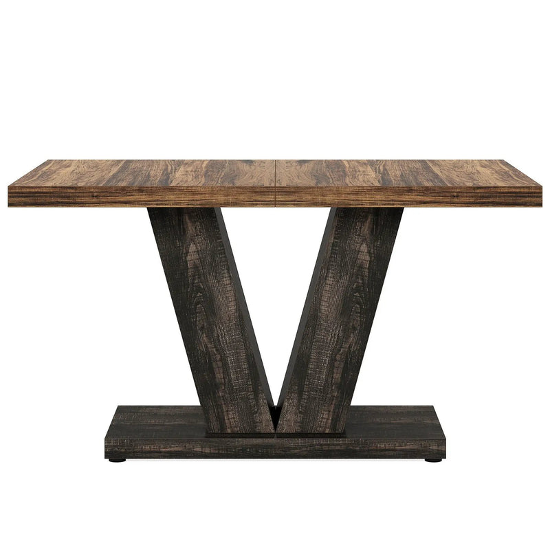 Dining Table With Pedestal Base For 4 - 6 People by HouseOfZazla
