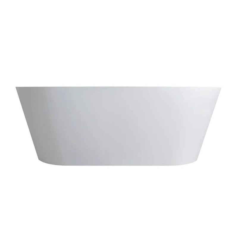 Solid Surface Soaking Freestanding Bathtub For Bathroom - Matte White by HouseOfZazla