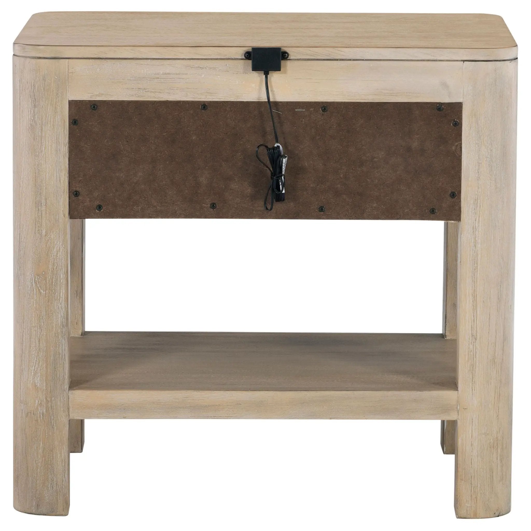 Solano 1-drawer Nightstand Bedside Table Weathered Mango by Unique Piece Furniture