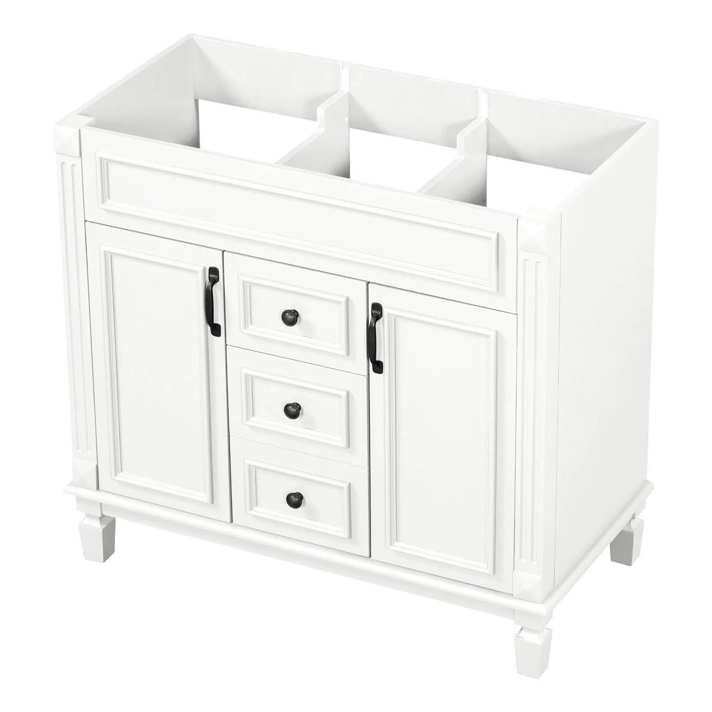 Bathroom Vanity Cabinet With 2 Soft Closing Doors And 2 Drawers by Unique Piece Furniture