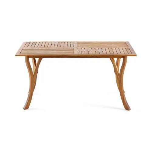 Outdoor Hermosa 7 Piece Wood Dining Set with Cushions by HouseOfZazla