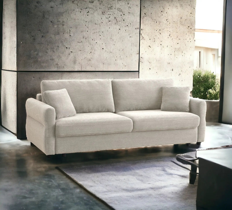 Haran Fabric Pull-Out Sleeper with Storage by HouseOfZazla
