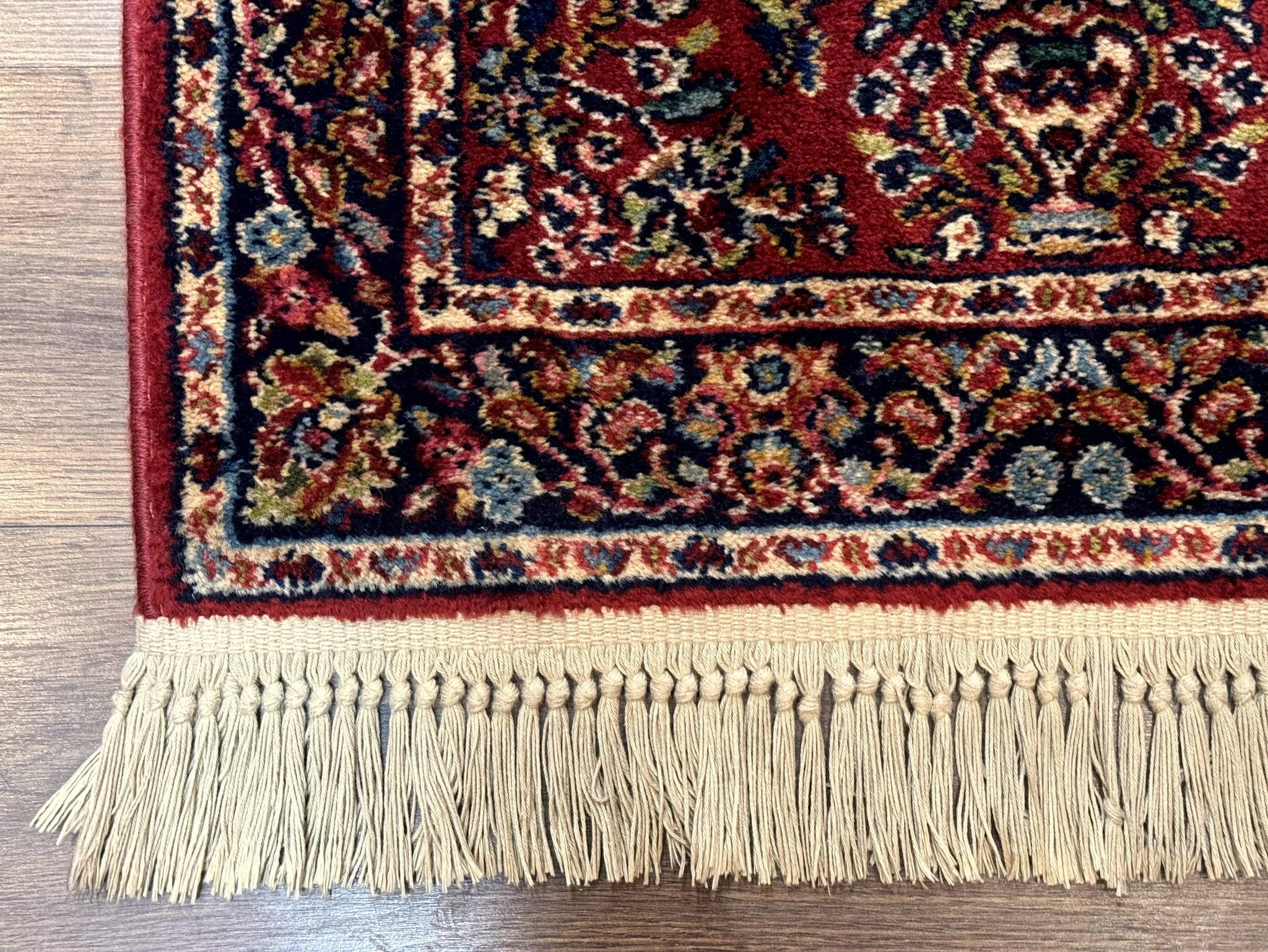 Karastan Runner Rug 2.6 x 8.6, Red Sarouk #785, Original 700 Series, Wool, Rare by Jewel Rugs