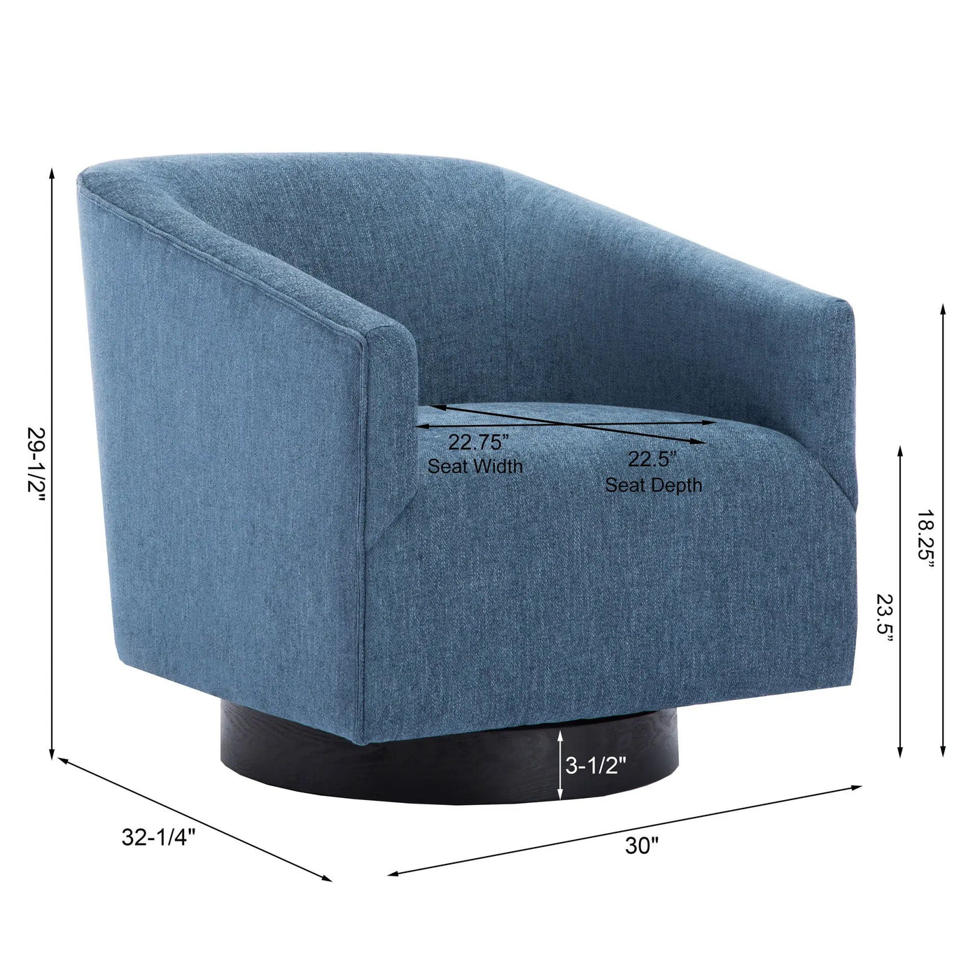 Garland - Swivel Chair by HouseOfZazla