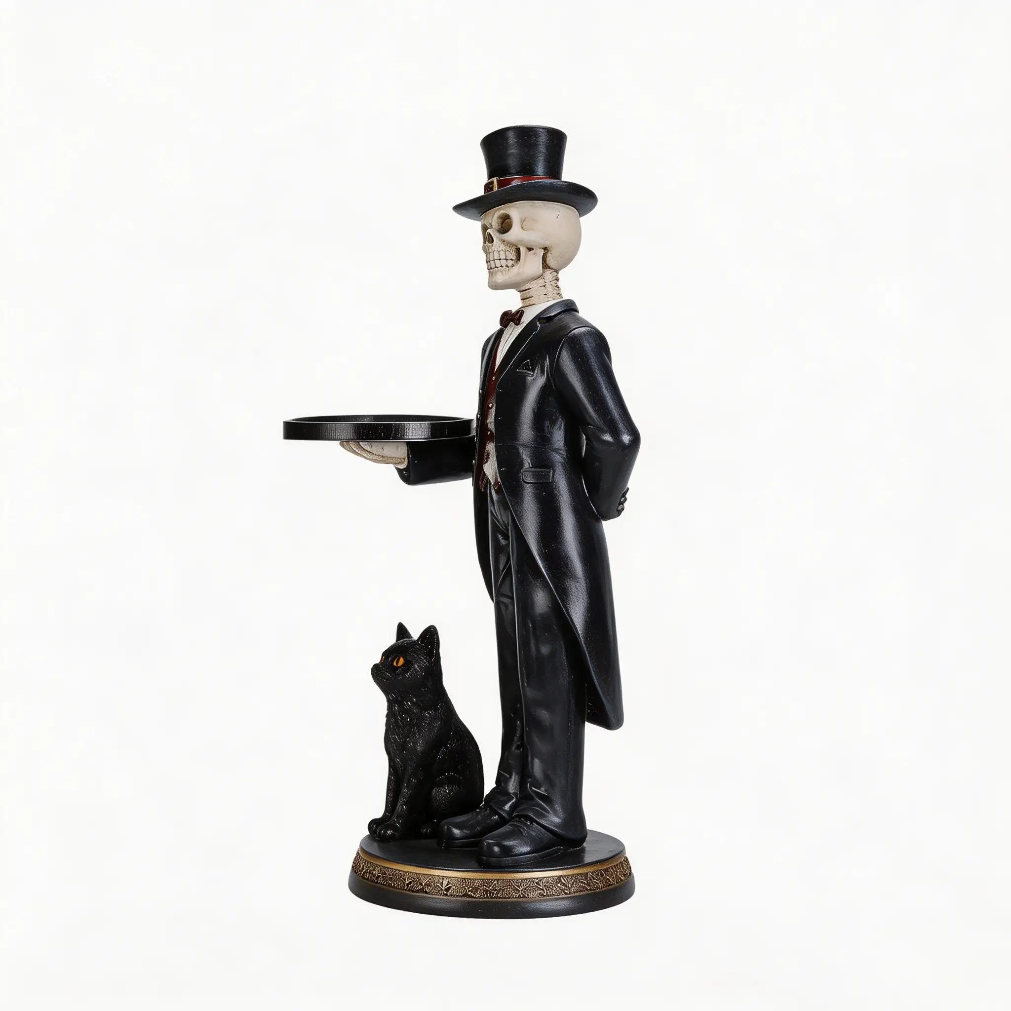 Halloween Skeleton Butler Floor Statue by HouseOfZazla