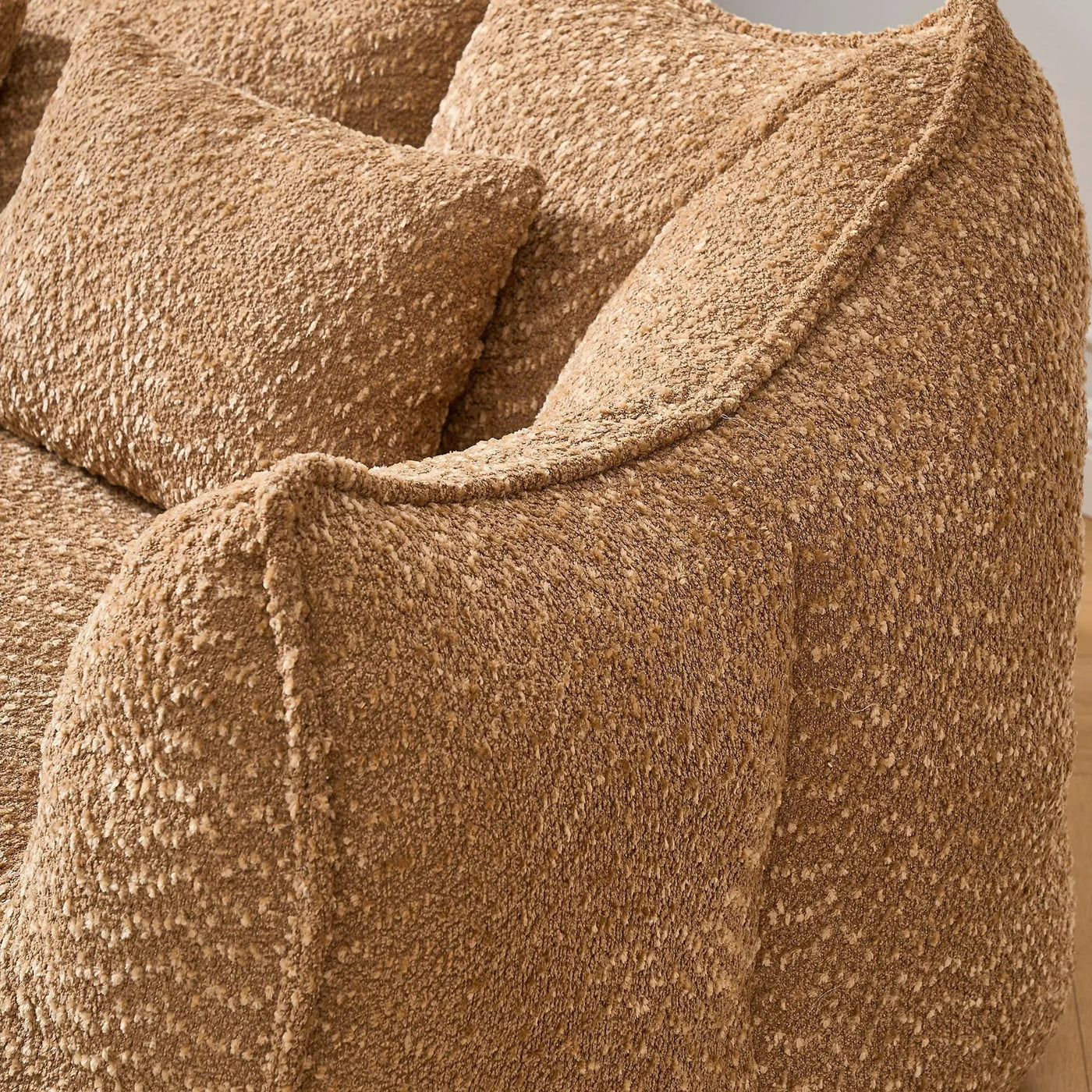 Comfortable Dual Beanbag Chair With High Resilience Foam Core For 2 People by Unique Piece Furniture