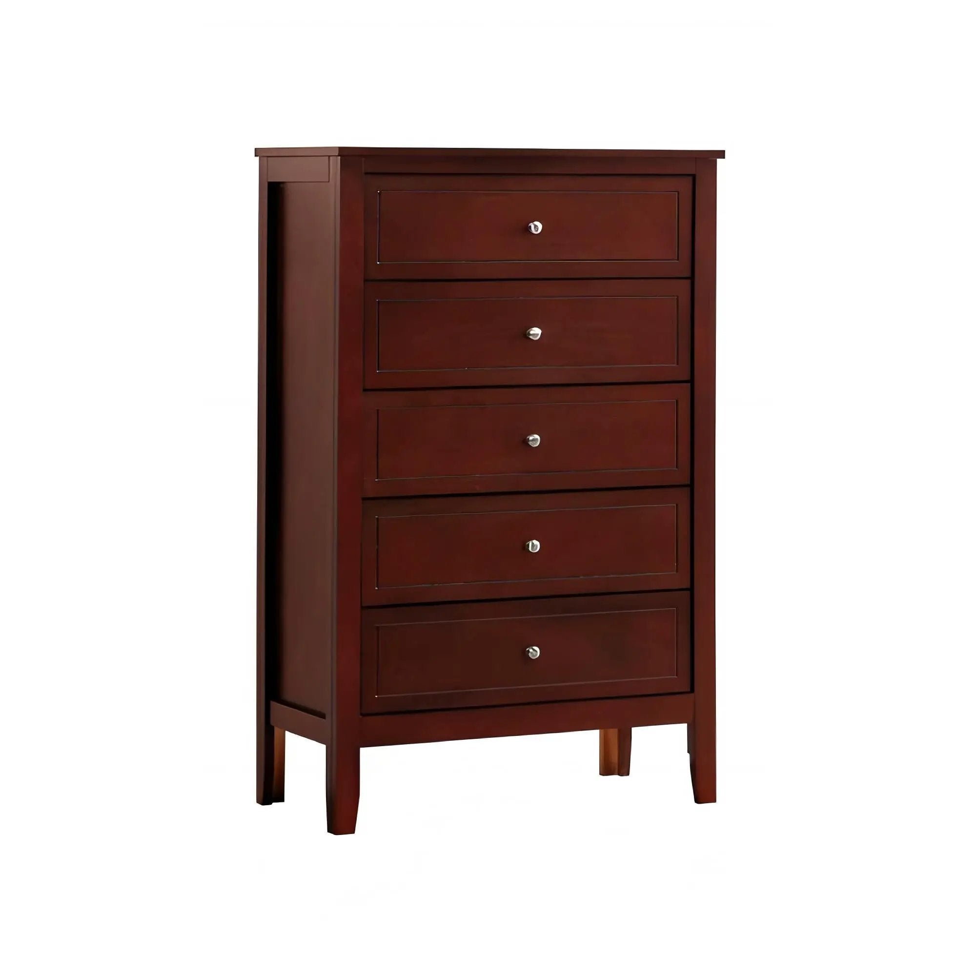 Daniel - Chest, 5 Drawer Storage Unit - Cherry by HouseOfZazla