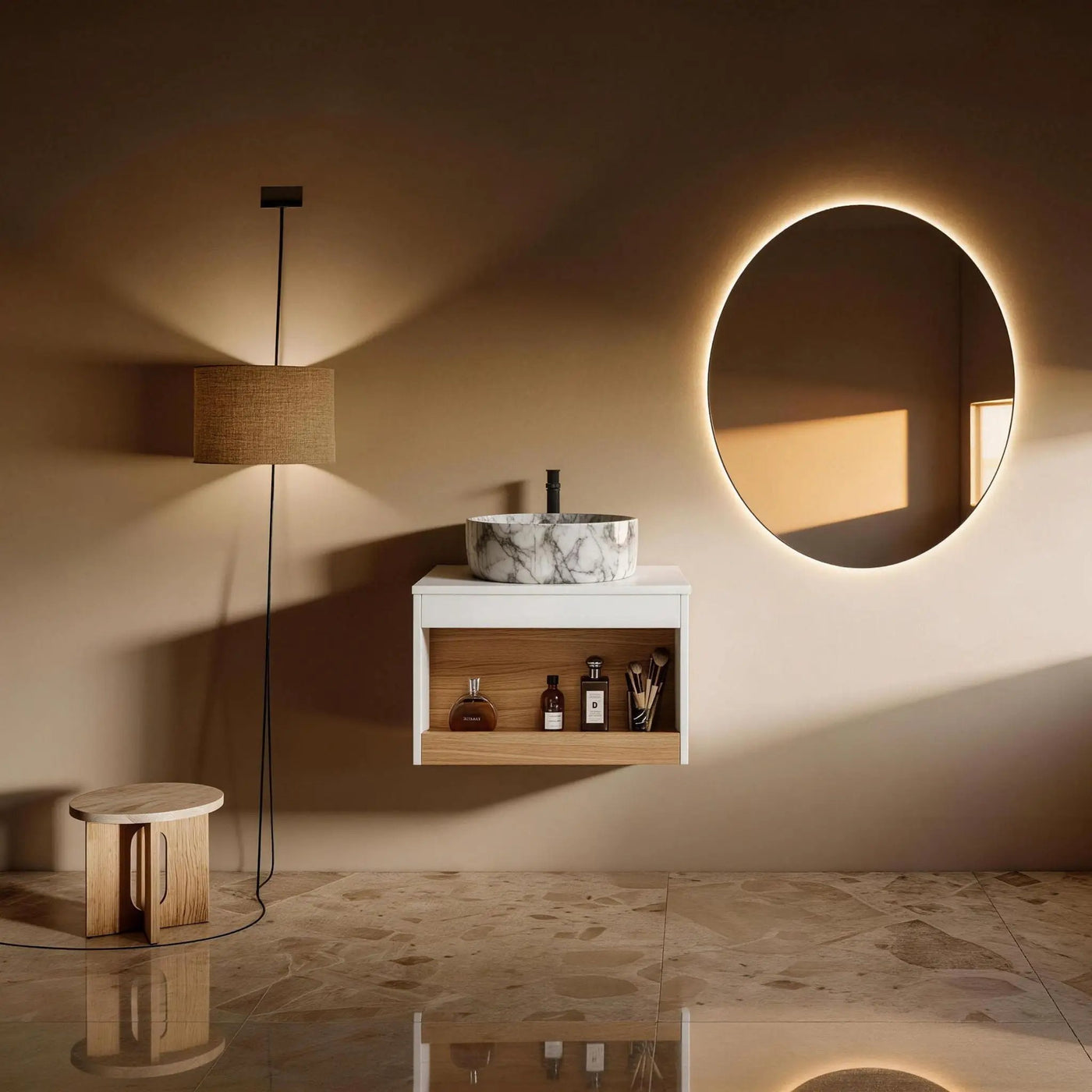 Floating Bathroom Vanity With Vessel Sink by Unique Piece Furniture