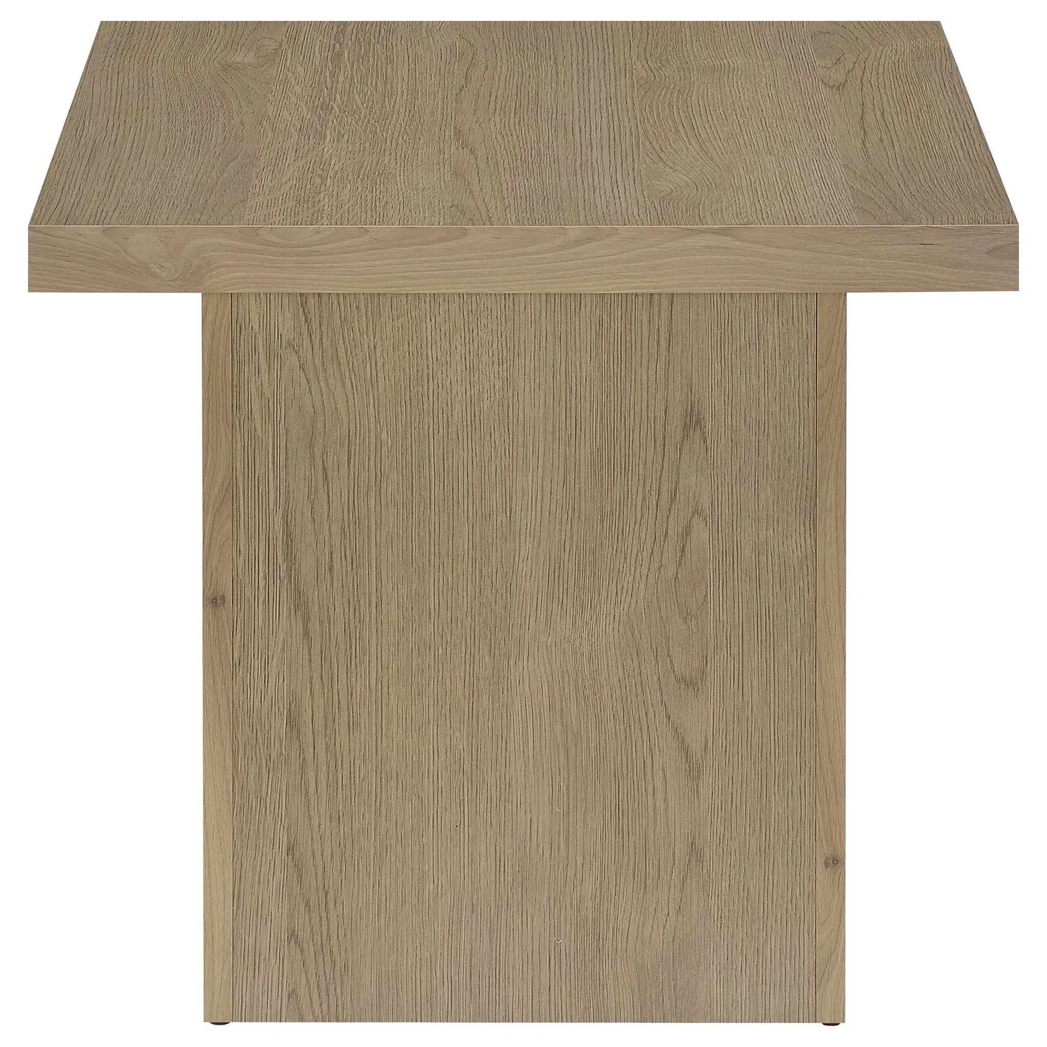 Devar 2-piece Square Cocktail Coffee End Table Set Latte by Unique Piece Furniture