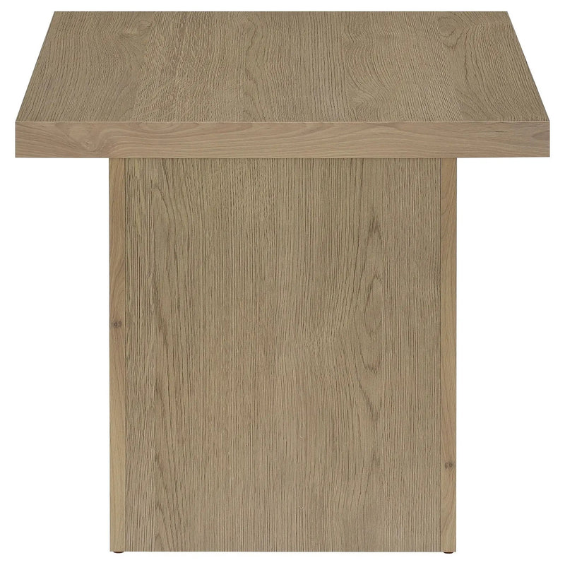 Devar 2-piece Square Cocktail Coffee End Table Set Latte by Unique Piece Furniture