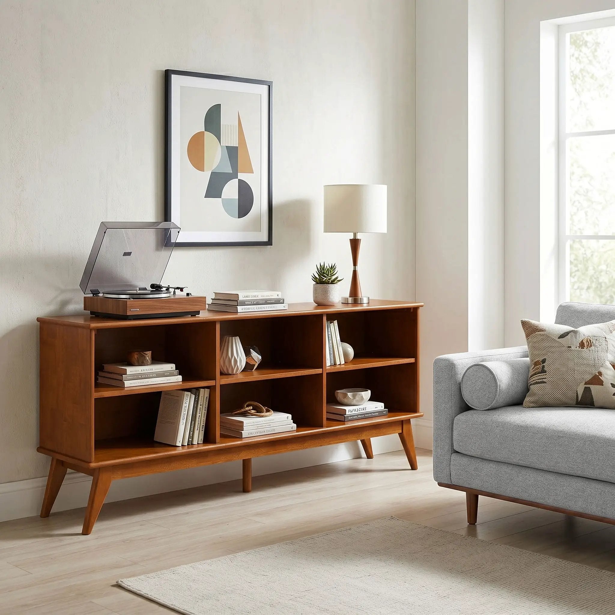 Draper - Handcrafted Low Bookcase by Unique Piece Furniture