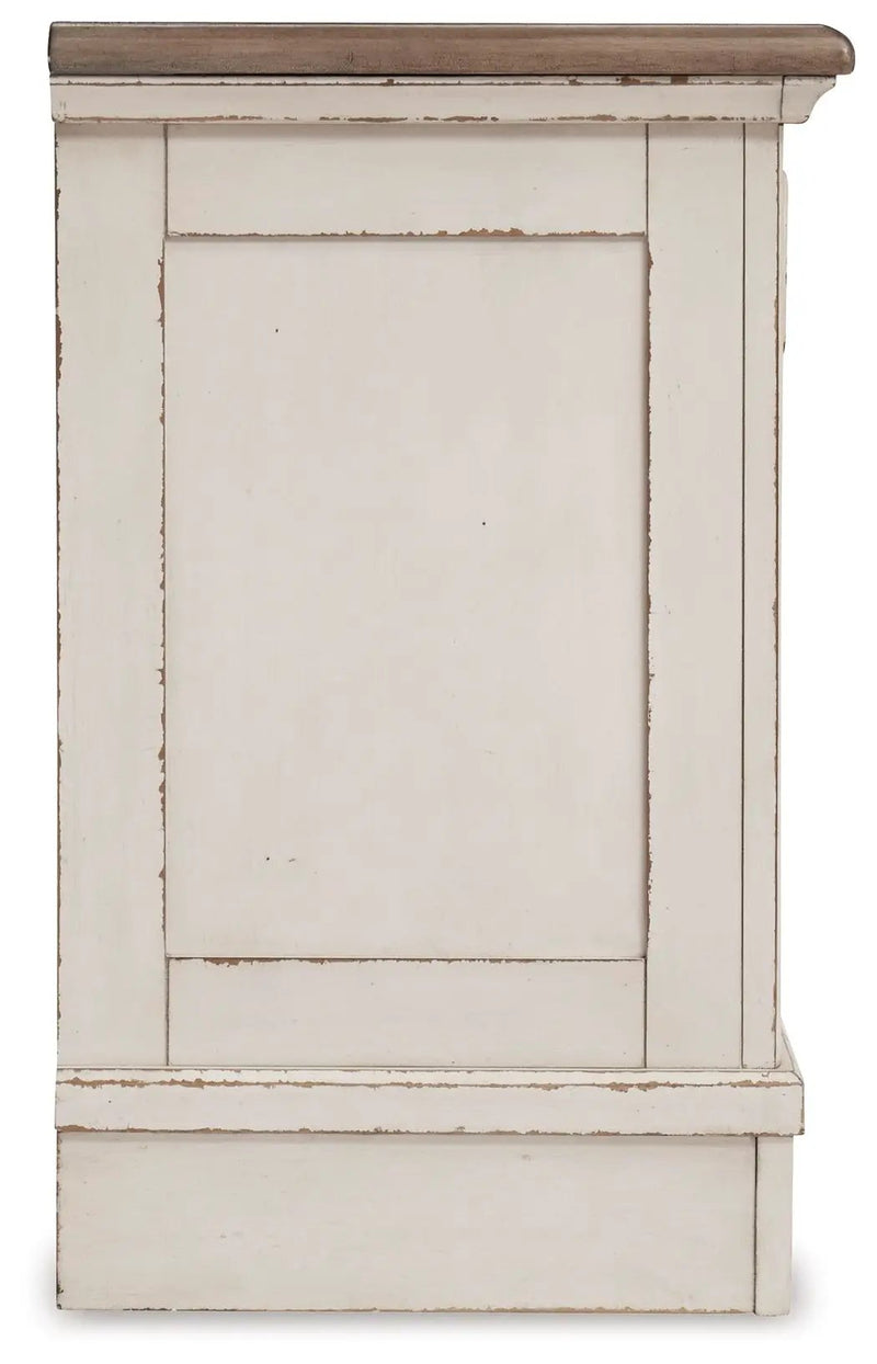 Realyn - Three Drawer Night Stand - White / Brown / Beige by Unique Piece Furniture