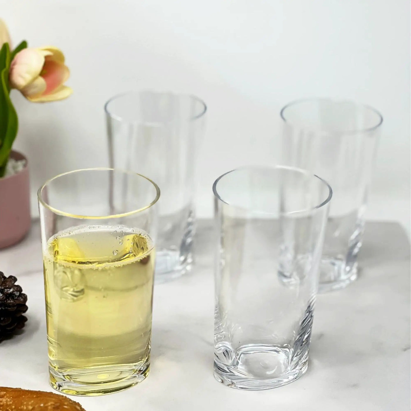 Leading Ware Oval Halo Acrylic Glasses Drinking Set by HouseOfZazla