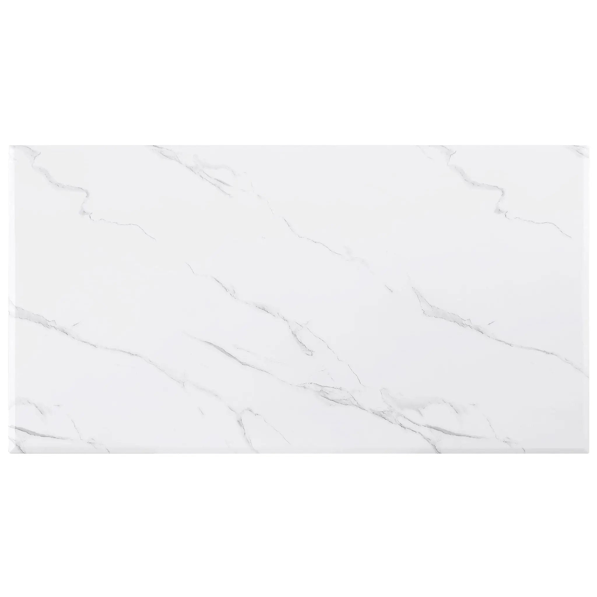 Maciel - Coffee Table With Accents - White Marble